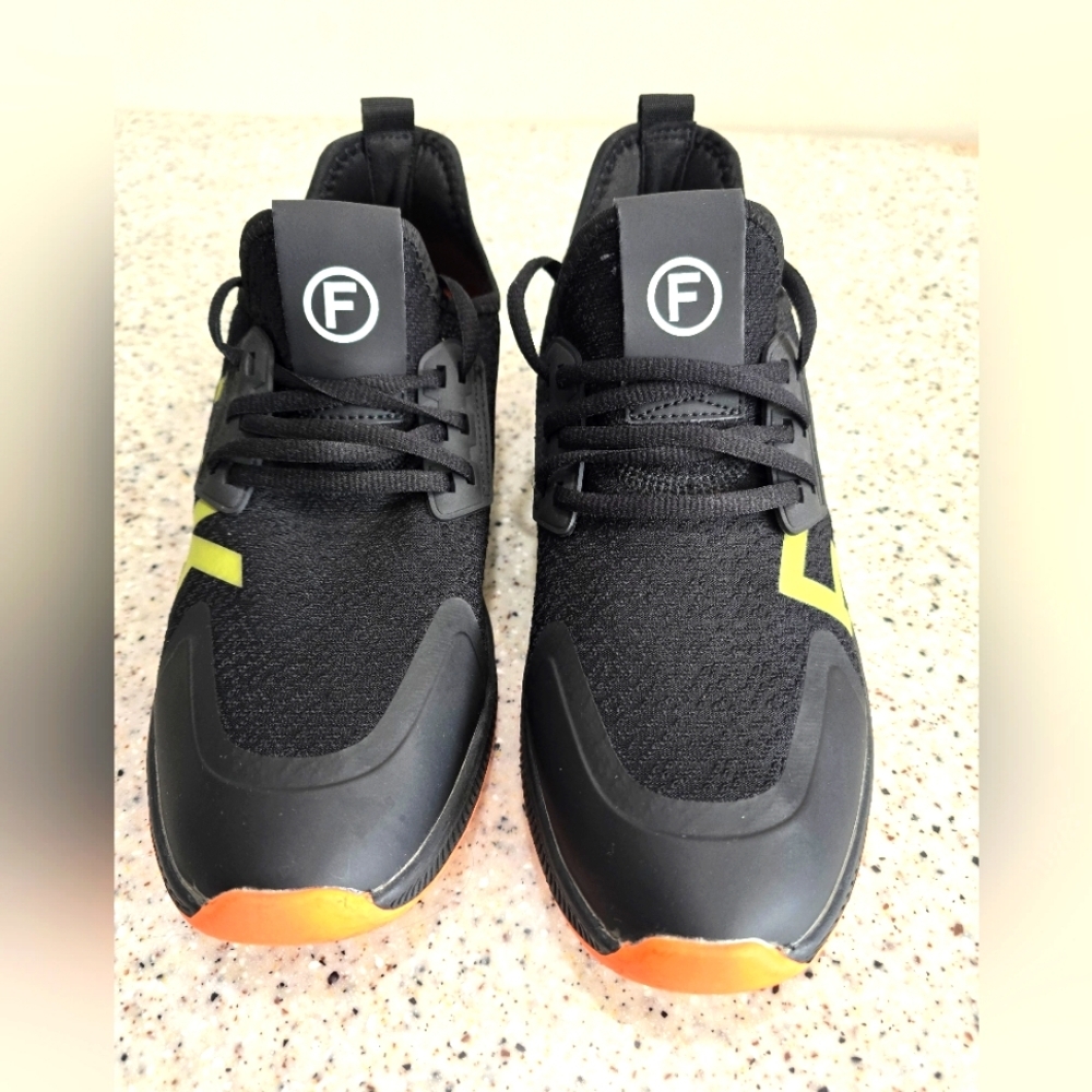 French Connection Duke Size 10 Mens Black Canvas Lifestyle Sneakers Shoes